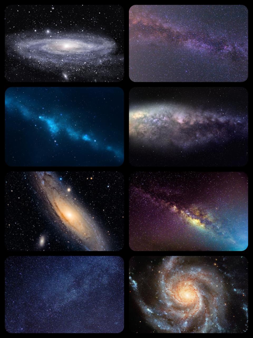 图片[10]-星夜空星光星云太空宇宙银河自然风景合成JPG高清图片背景PS素材-设计猿