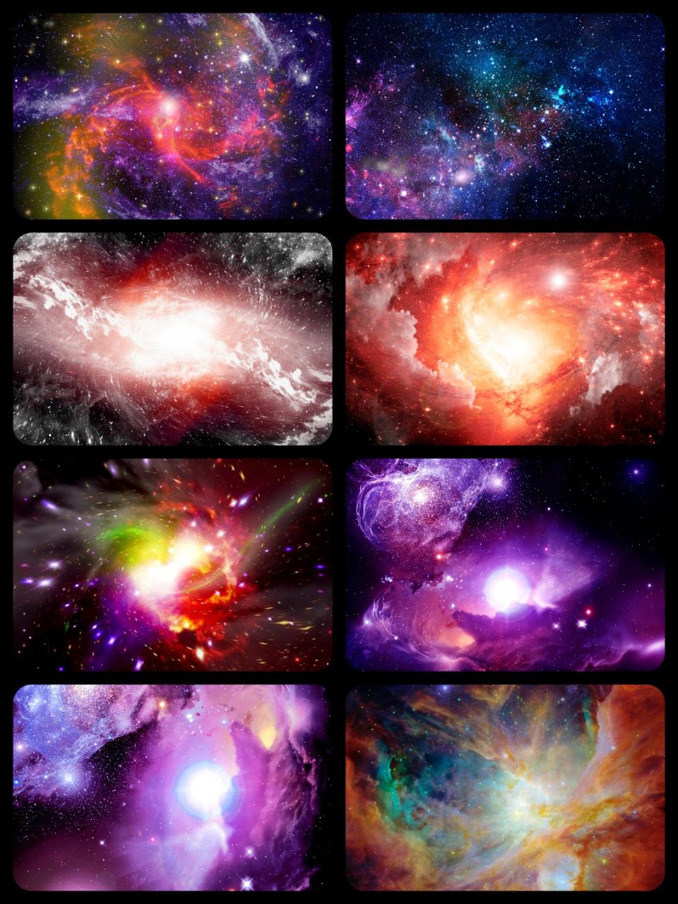 图片[12]-星夜空星光星云太空宇宙银河自然风景合成JPG高清图片背景PS素材-设计猿