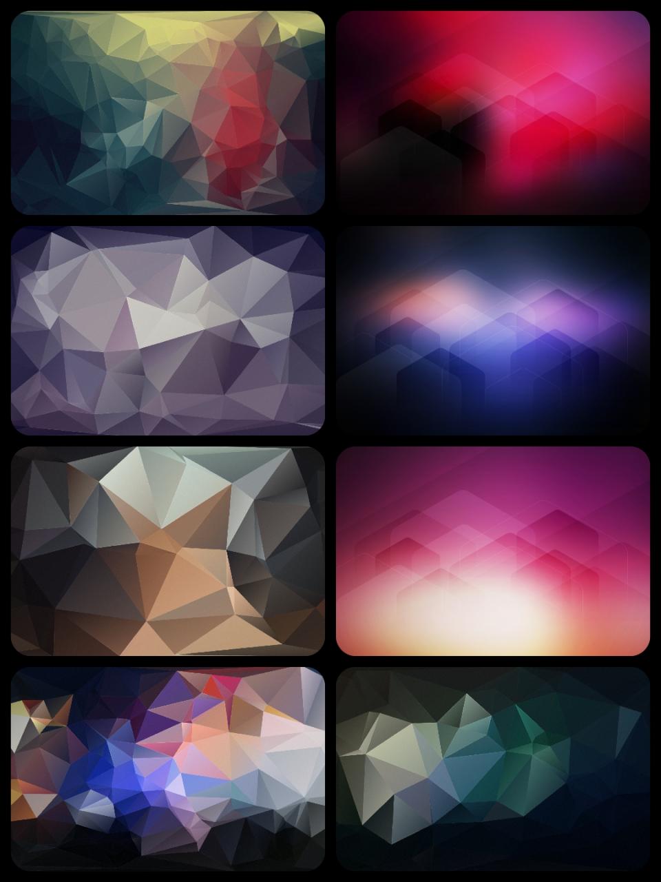 图片[1]-PS晶体多边形几何背景菱形色块炫酷背景高清美工海报JPG图片素材-设计猿