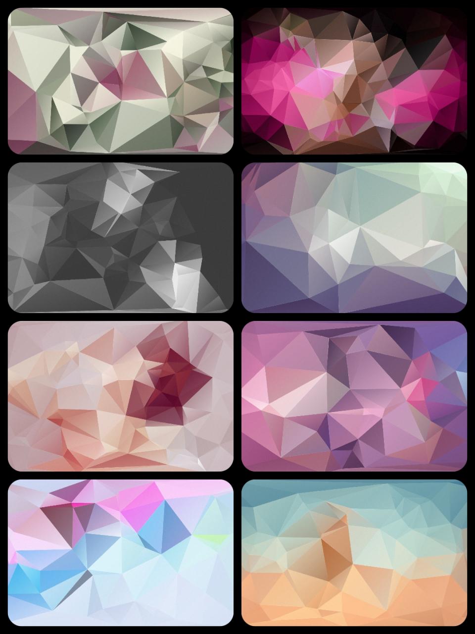 图片[3]-PS晶体多边形几何背景菱形色块炫酷背景高清美工海报JPG图片素材-设计猿