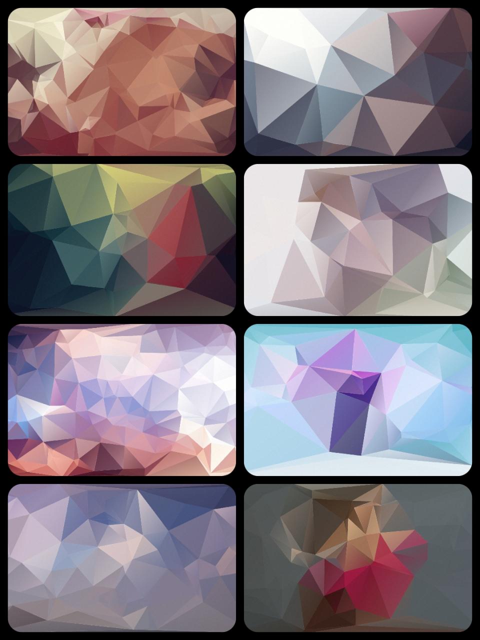 图片[5]-PS晶体多边形几何背景菱形色块炫酷背景高清美工海报JPG图片素材-设计猿