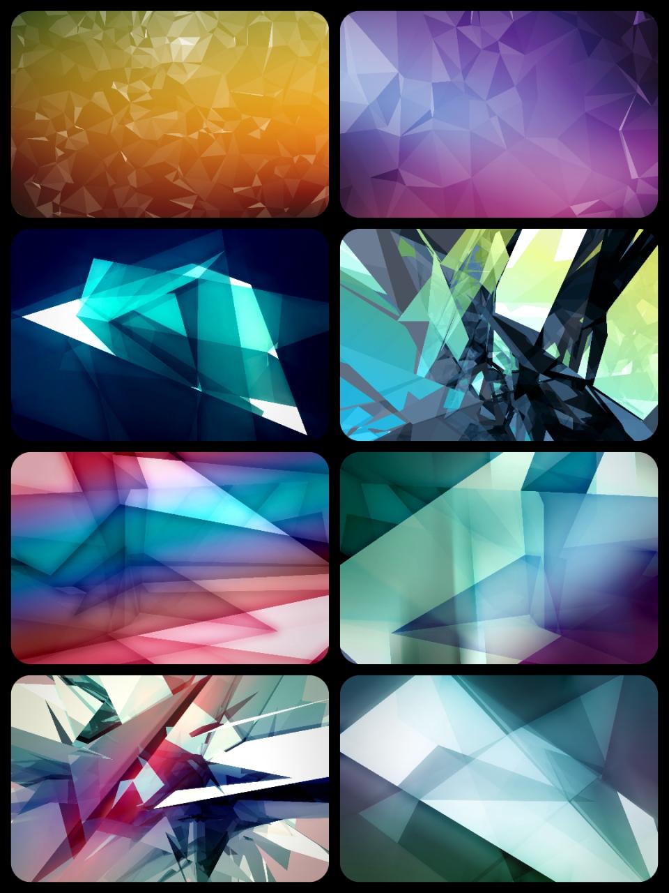 图片[7]-PS晶体多边形几何背景菱形色块炫酷背景高清美工海报JPG图片素材-设计猿