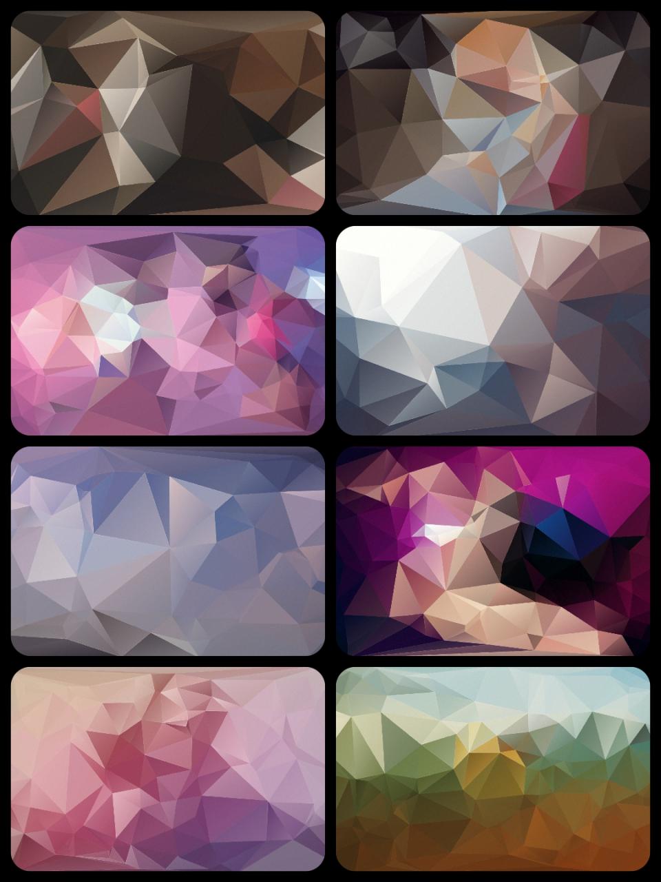 图片[10]-PS晶体多边形几何背景菱形色块炫酷背景高清美工海报JPG图片素材-设计猿