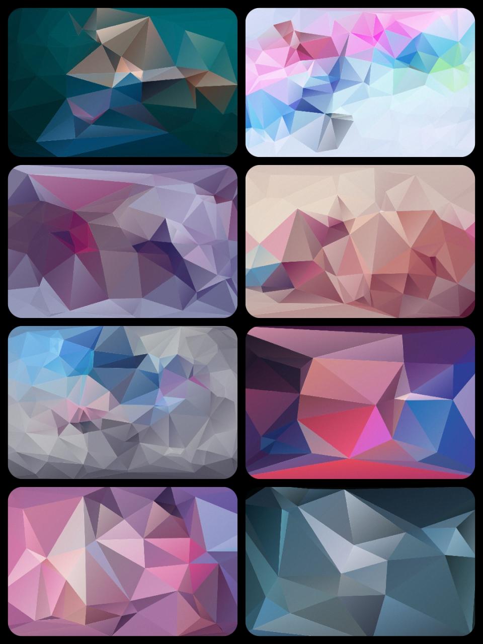 图片[11]-PS晶体多边形几何背景菱形色块炫酷背景高清美工海报JPG图片素材-设计猿