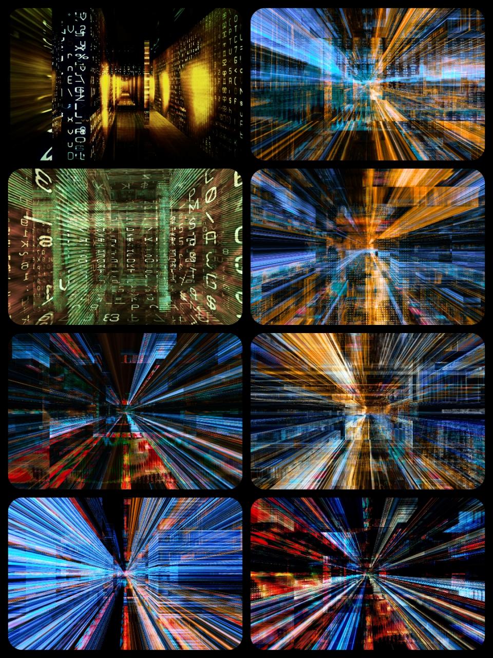 图片[1]-三维炫彩科技光效线性立体空间创意纹理科技背景高清JPG图片素材-设计猿