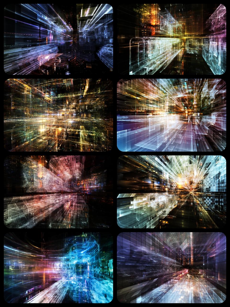 图片[6]-三维炫彩科技光效线性立体空间创意纹理科技背景高清JPG图片素材-设计猿