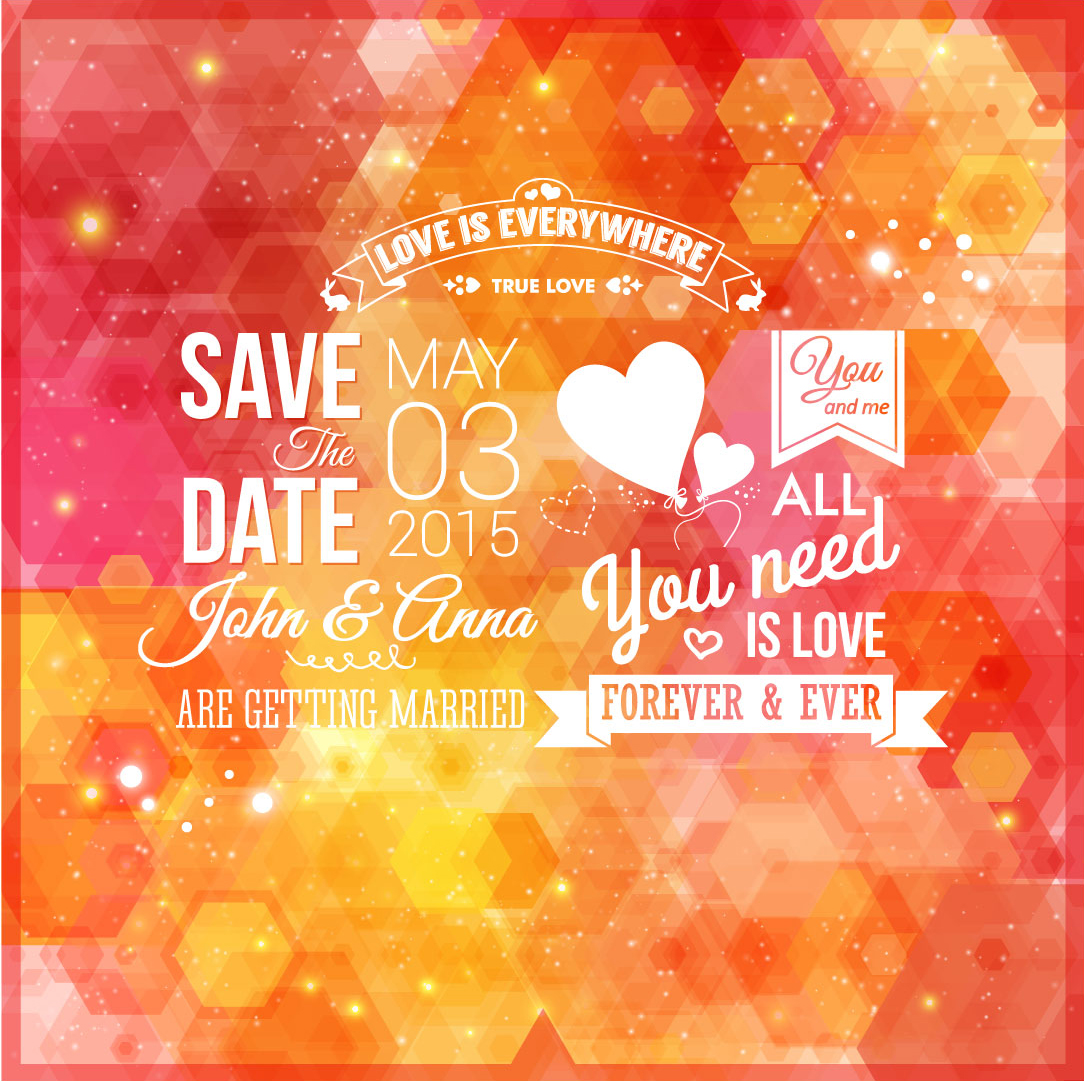 图片[3]-幻彩星云请柬请帖卡片梦幻朦胧婚礼背景海报设计AI矢量设计素材-设计猿