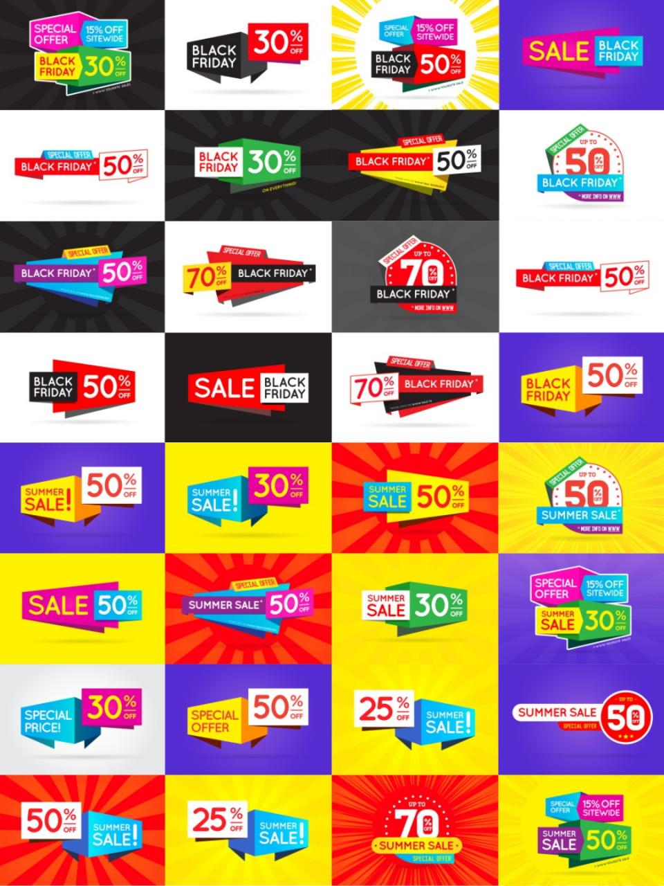 图片[4]-国外电商促销活动打折降价标志图标PNG免扣PSD源文件AI矢量PS素材-设计猿