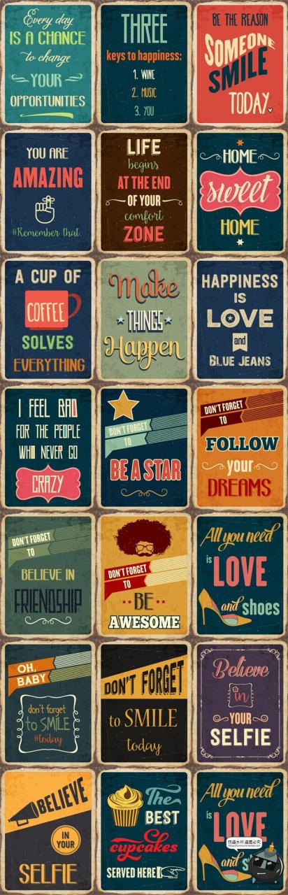 图片[6]-创意老式欧美复古做旧磨损手绘商品活动促销插画海报AI矢量图素材-设计猿