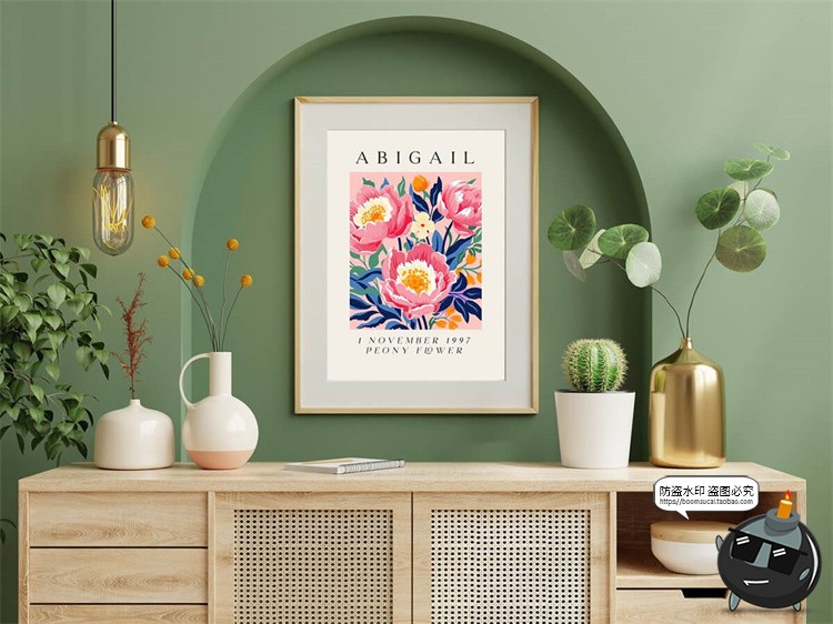 图片[10]-时尚扁平化出生月花卉植物鲜花手绘插图装饰插画AI矢量PNG素材图-设计猿