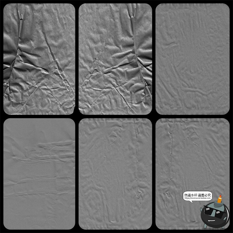 图片[3]-复古做旧粗糙褶皱折痕纹理肌理海报叠加背景图片后期合成PNG素材-设计猿