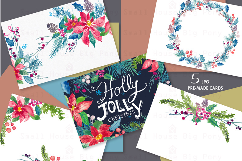 图片[2]-唯美水彩手绘花朵花束花环手账免扣PNG婚礼请柬卡片贺卡设计素材-设计猿