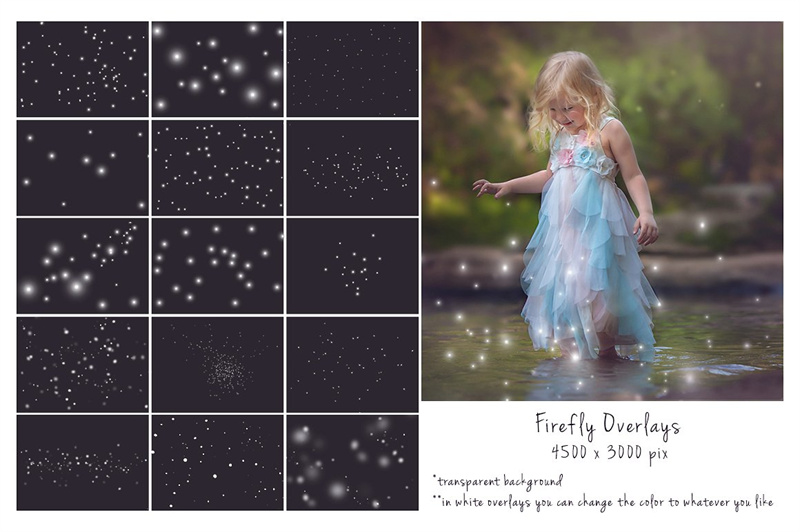 图片[8]-萤火虫夜景PSD婚纱照后期PS唯美荧光萤火光斑冲光JPG叠层素材-设计猿