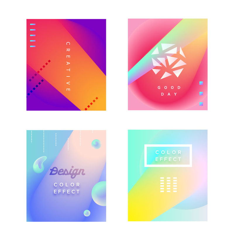 图片[1]-时尚创意彩色清新渐变蒸汽波几何抽象H5海报背景模板Ai矢量素材-设计猿