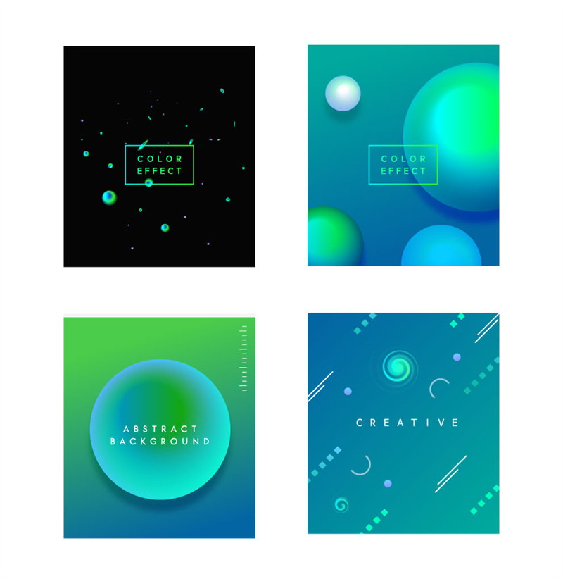 图片[2]-时尚创意彩色清新渐变蒸汽波几何抽象H5海报背景模板Ai矢量素材-设计猿