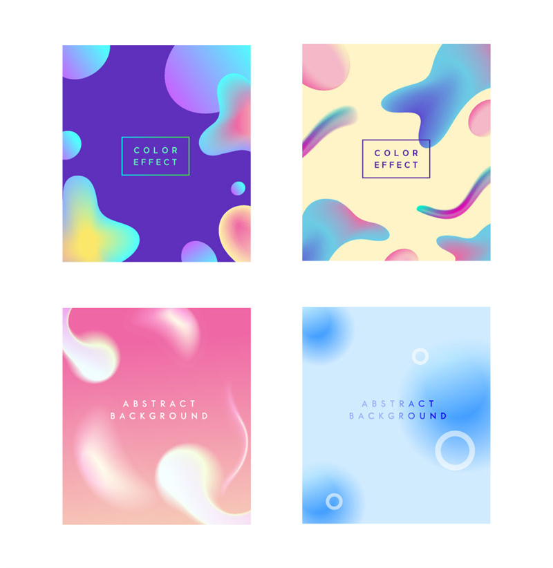 图片[3]-时尚创意彩色清新渐变蒸汽波几何抽象H5海报背景模板Ai矢量素材-设计猿