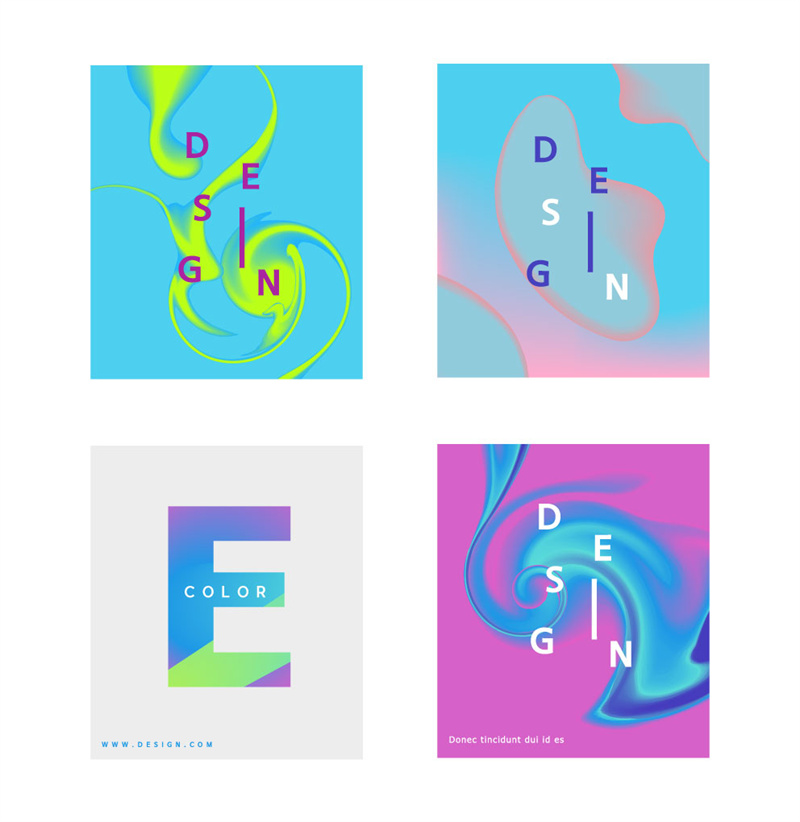 图片[4]-时尚创意彩色清新渐变蒸汽波几何抽象H5海报背景模板Ai矢量素材-设计猿