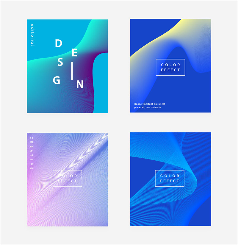 图片[5]-时尚创意彩色清新渐变蒸汽波几何抽象H5海报背景模板Ai矢量素材-设计猿