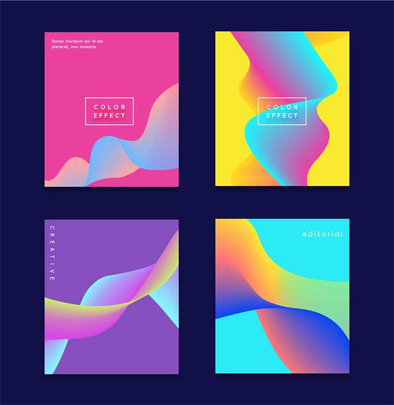 图片[9]-时尚创意彩色清新渐变蒸汽波几何抽象H5海报背景模板Ai矢量素材-设计猿