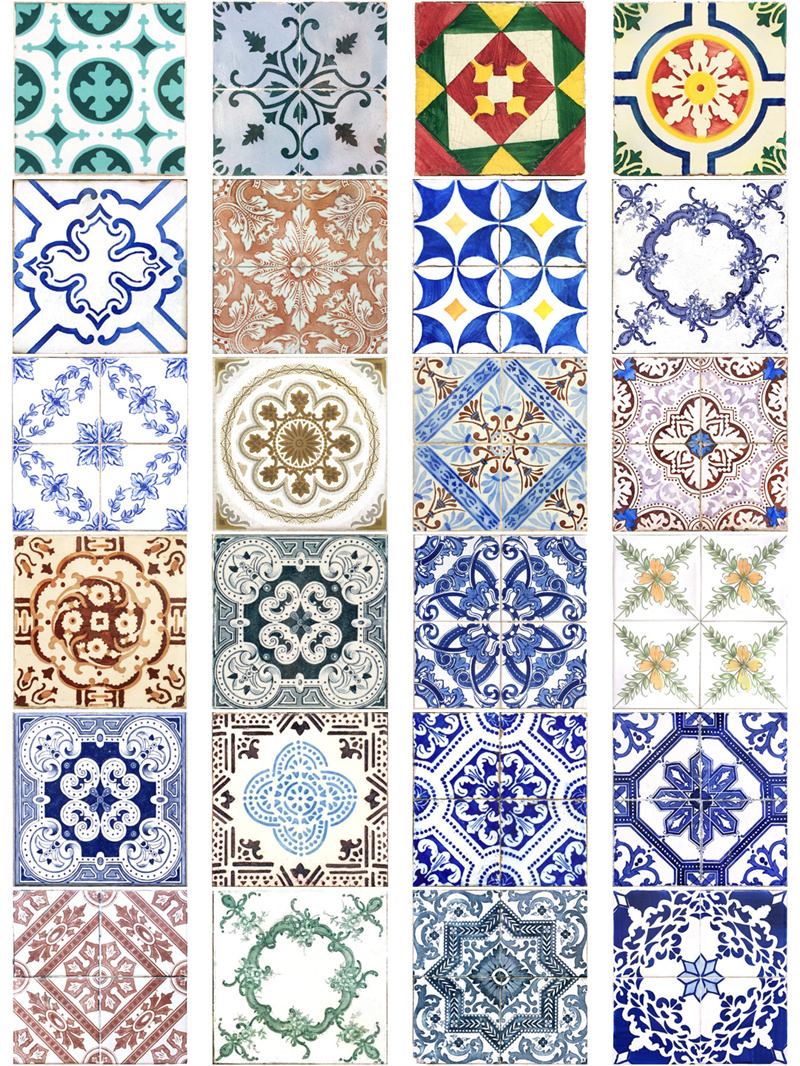 图片[4]-装修地板瓷砖陶瓷大理石地铺花纹古典图案蓝鸟JPG素材图片参考图-设计猿