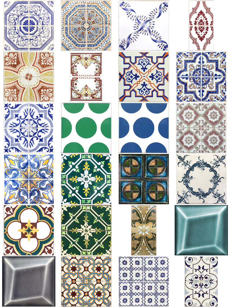 图片[8]-装修地板瓷砖陶瓷大理石地铺花纹古典图案蓝鸟JPG素材图片参考图-设计猿