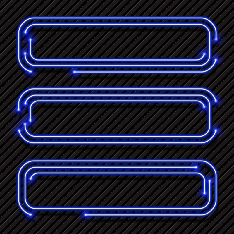 图片[6]-霓虹灯边框荧光电子科技炫光LED灯管光效背景PSD模板AI矢量PS素材-设计猿