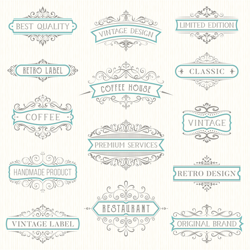 图片[18]-简约欧式复古线条边框花纹LOGO角框图标花边分割线AI矢量PS素材-设计猿