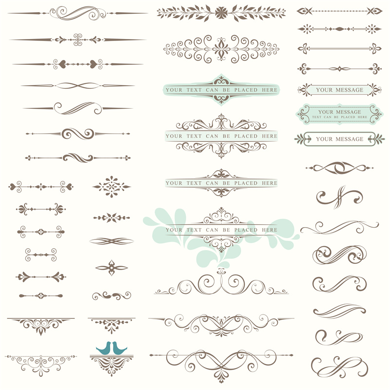 图片[19]-简约欧式复古线条边框花纹LOGO角框图标花边分割线AI矢量PS素材-设计猿