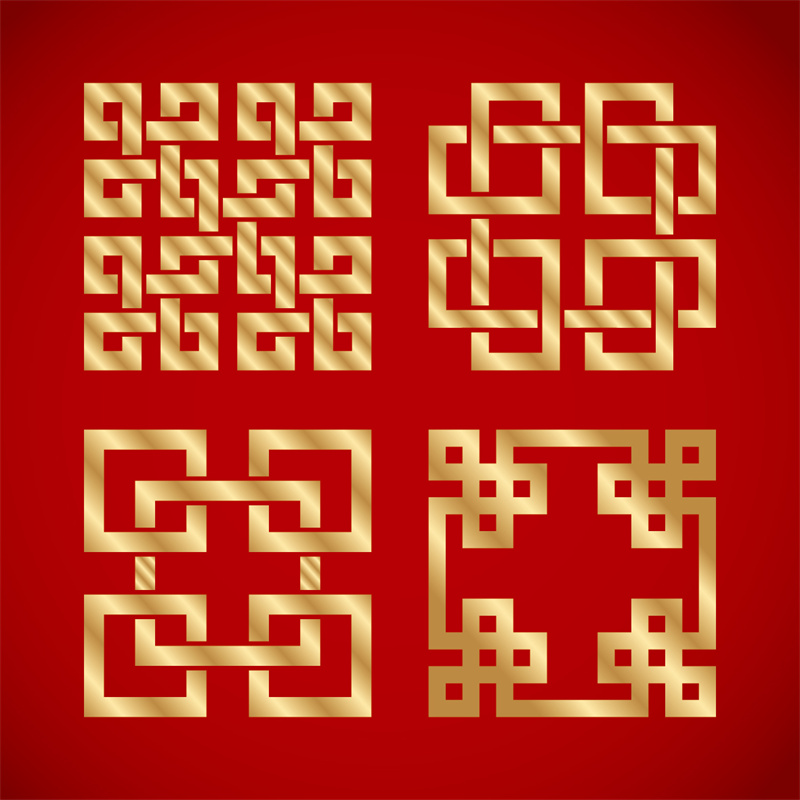 图片[5]-中国传统古典剪纸花纹图案底纹理印刷新年元素背景图AI矢量素材-设计猿