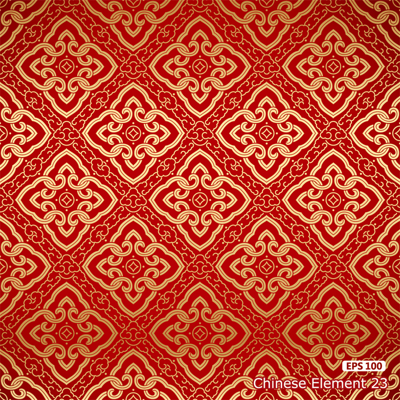 图片[8]-中国传统古典剪纸花纹图案底纹理印刷新年元素背景图AI矢量素材-设计猿