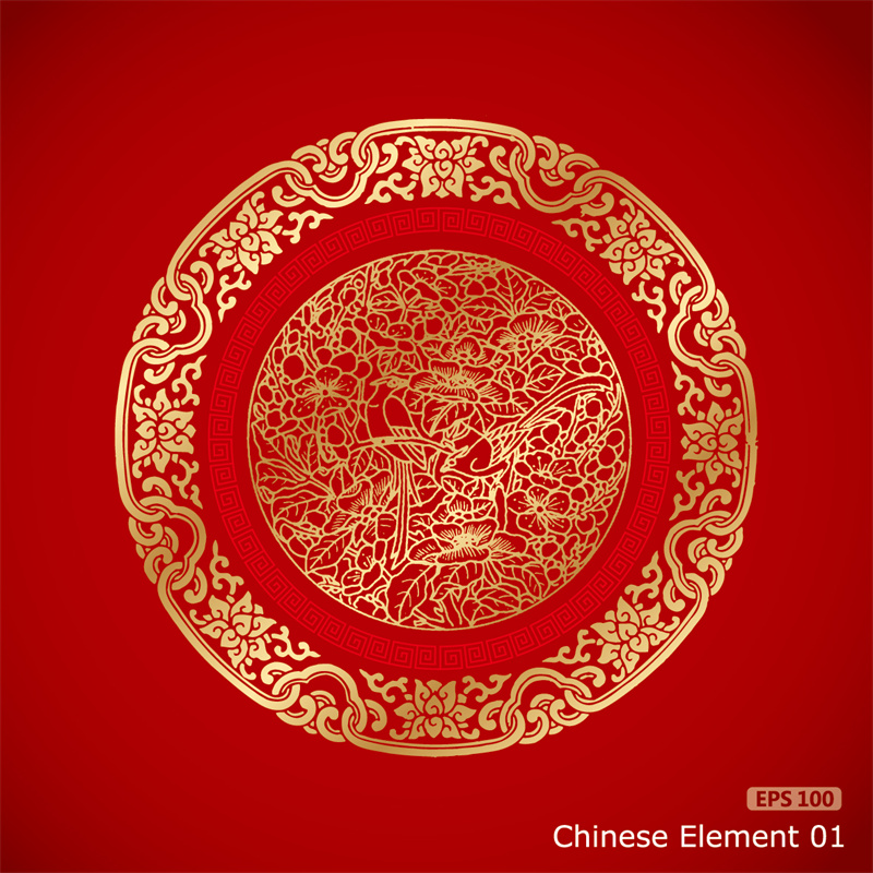 图片[10]-中国传统古典剪纸花纹图案底纹理印刷新年元素背景图AI矢量素材-设计猿