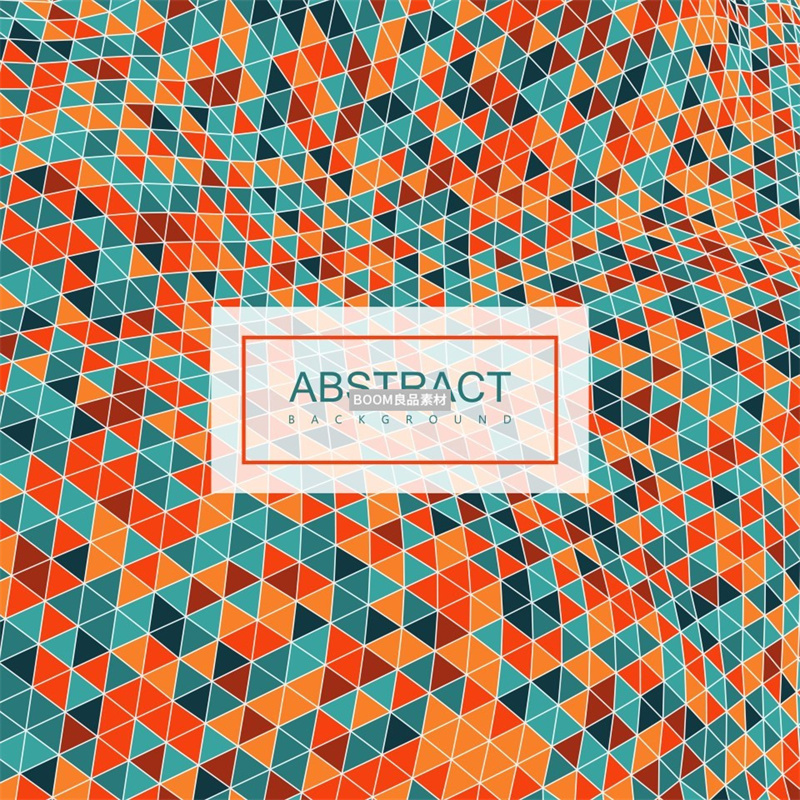 图片[3]-彩色扭曲多边形晶格三角形背景几何碎片炫酷背景AI矢量设计素材-设计猿