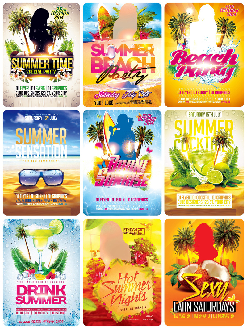 图片[7]-欧美炫酷光效音乐会演唱会展架PS源文件分层海报PSD模板素材合集-设计猿