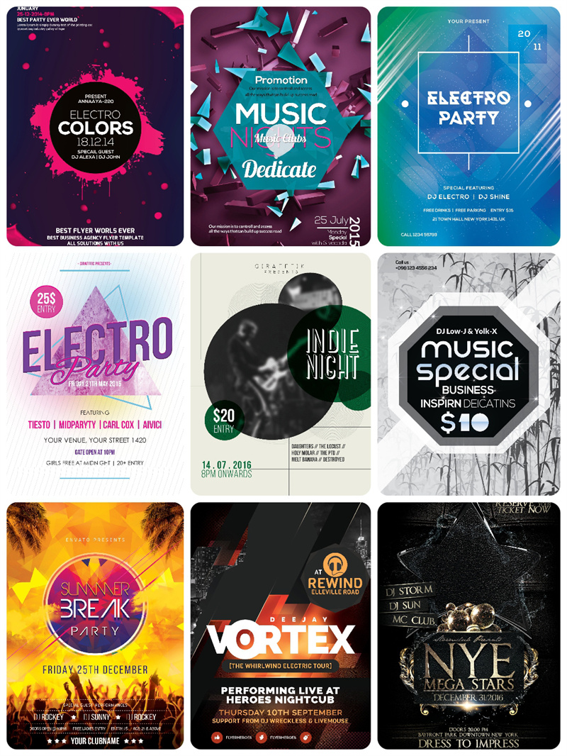 图片[10]-欧美炫酷光效音乐会演唱会展架PS源文件分层海报PSD模板素材合集-设计猿