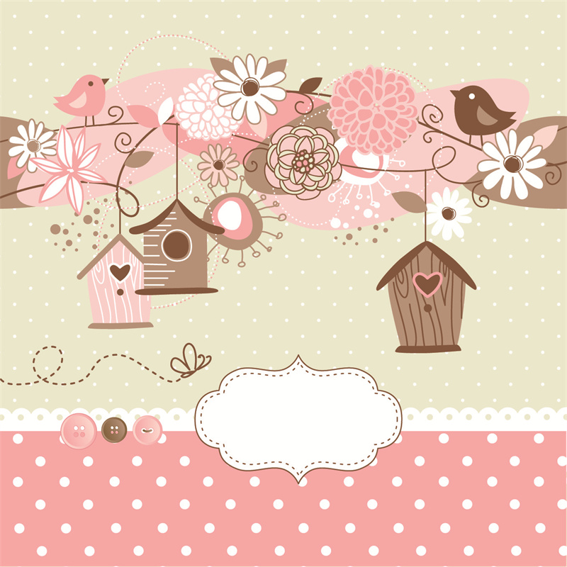 图片[7]-情人节七夕爱心鲜花花鸟卡片图案背景后期制作合成AI矢量设计素材-设计猿