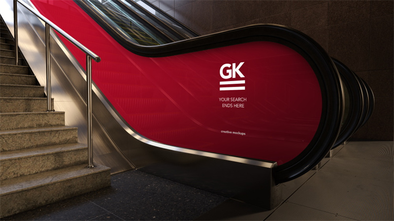 图片[10]-地铁电梯扶梯楼梯海报贴图模板样机灯箱VI广告LOGO效果图PSD素材-设计猿