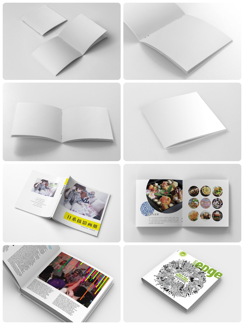 图片[7]-画册智能贴图文创样机模板方形精装宣传册PSD硬壳书籍设计效果图-设计猿