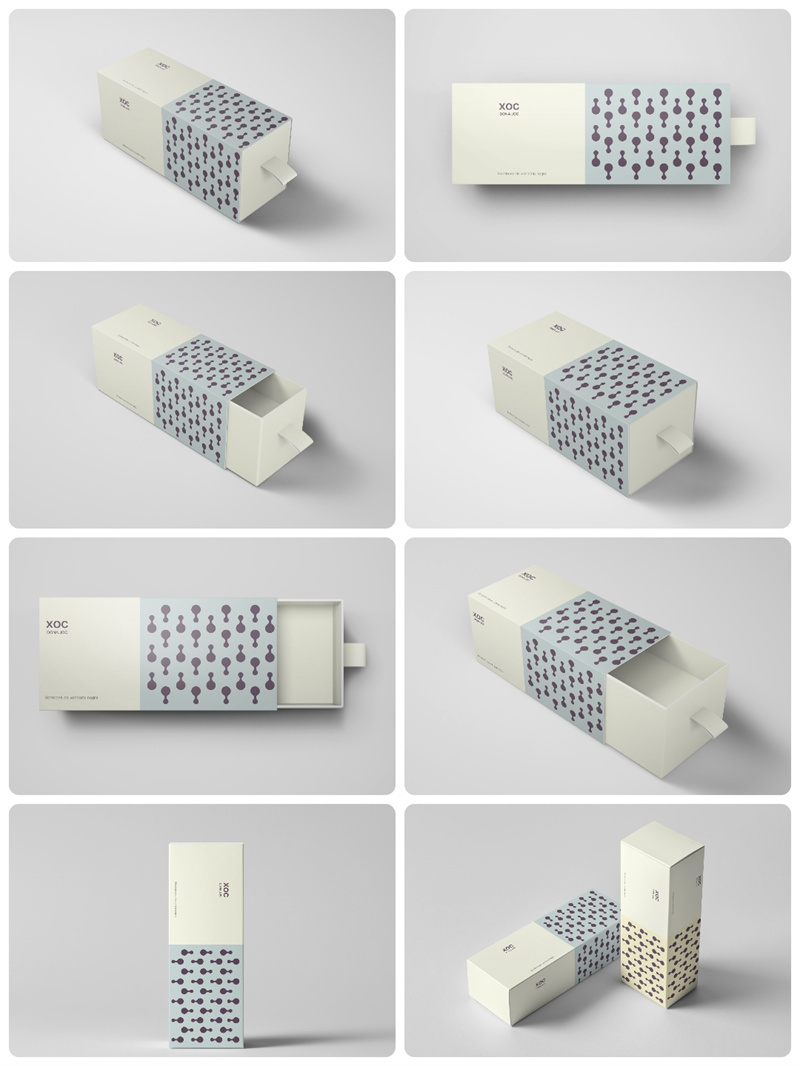 图片[1]-礼品奢侈品糖果巧克力包装盒vi设计贴图文创样机素材PSD模板-设计猿