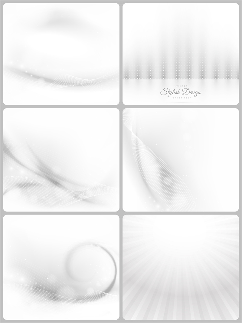 图片[4]-科技感放射状线条电线连接高清黑白背景平面底纹图案AI矢量图素材-设计猿