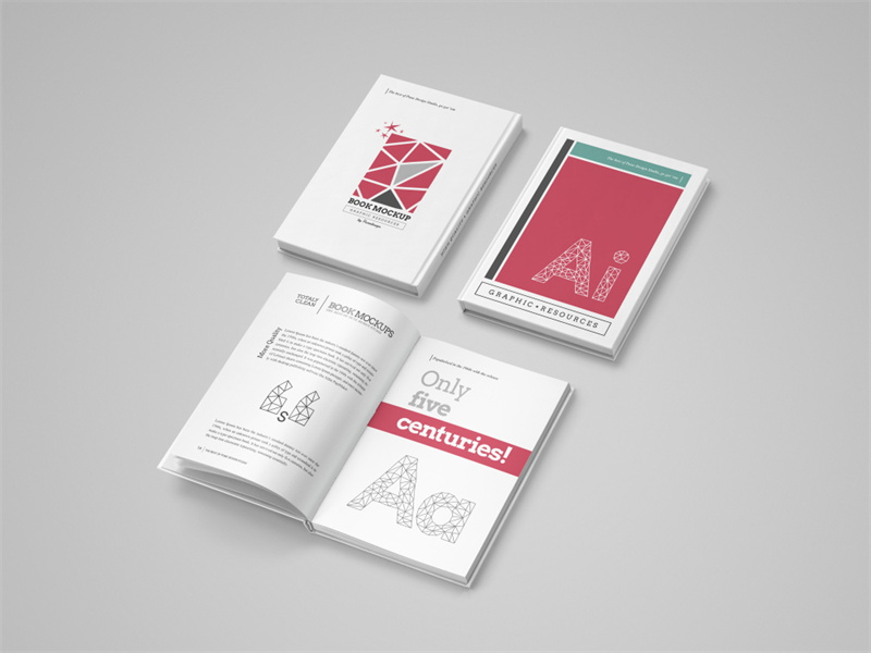 图片[7]-精装本硬皮书籍9角度书本智能效果展示图样机文创贴图PSD模板素材-设计猿