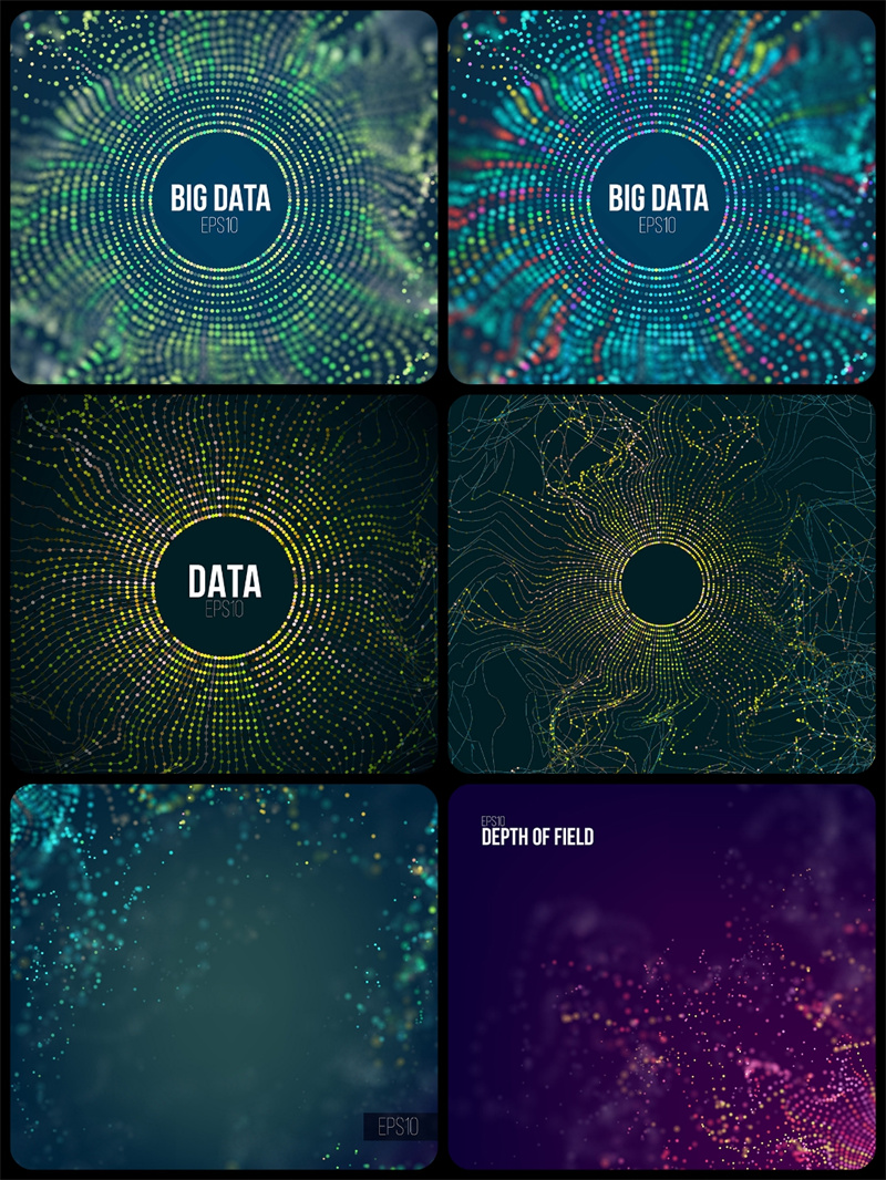 图片[1]-科技分子粒子抽象未来抽象智能海报背景图案平面设计Ai矢量素材-设计猿