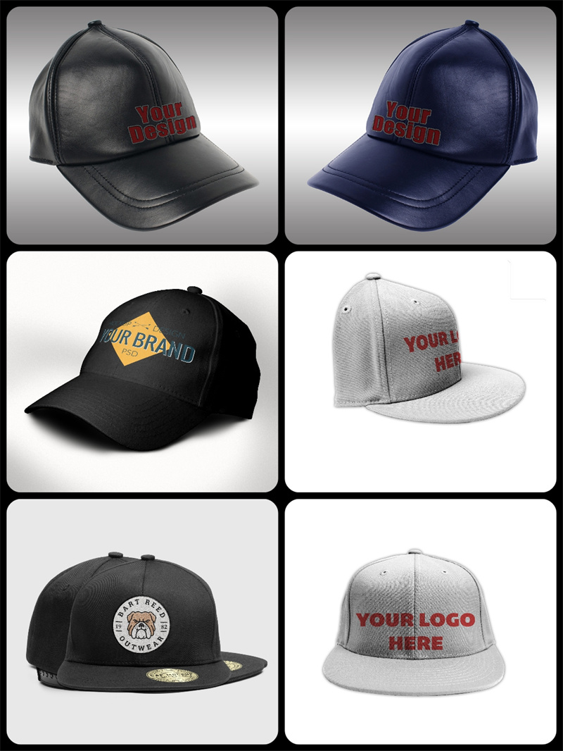 图片[4]-遮阳帽子鸭舌帽街头样机VI设计模板标志效果PSD智能图层贴图素材-设计猿