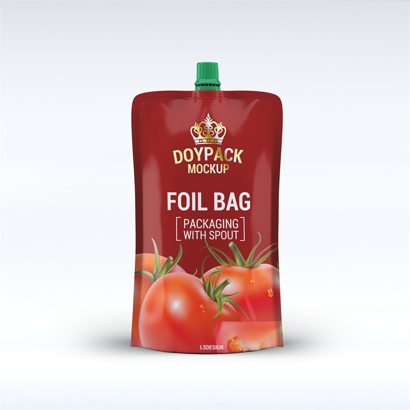 图片[1]-液体食品果冻袋装饮料袋包装袋VI品牌模板PSD智能贴图样机PS素材-设计猿