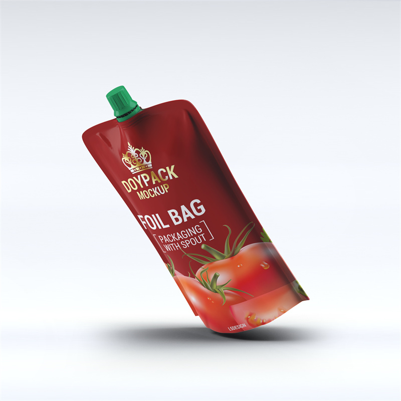 图片[4]-液体食品果冻袋装饮料袋包装袋VI品牌模板PSD智能贴图样机PS素材-设计猿