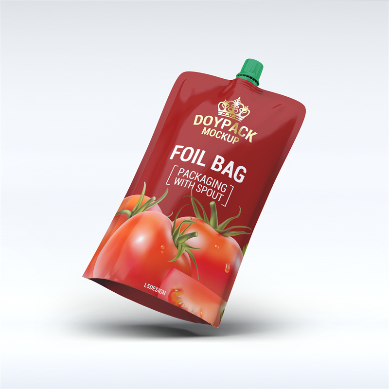 图片[5]-液体食品果冻袋装饮料袋包装袋VI品牌模板PSD智能贴图样机PS素材-设计猿