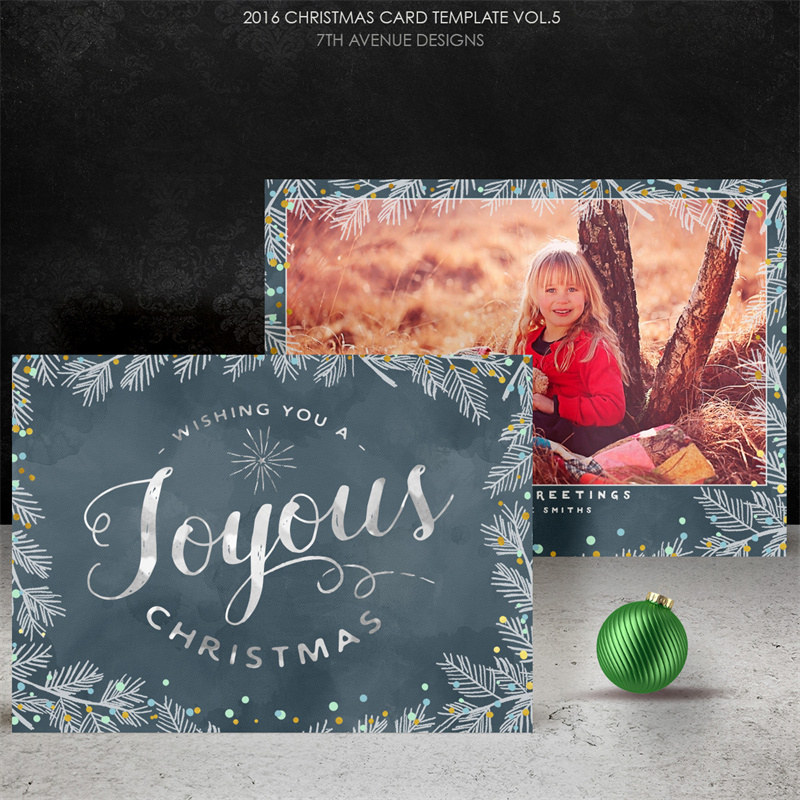 图片[5]-圣诞节冬季贺卡礼品小卡片照片明信片设计排版PSD模板PS素材合集-设计猿