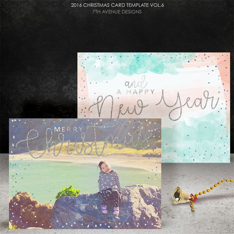 图片[6]-圣诞节冬季贺卡礼品小卡片照片明信片设计排版PSD模板PS素材合集-设计猿