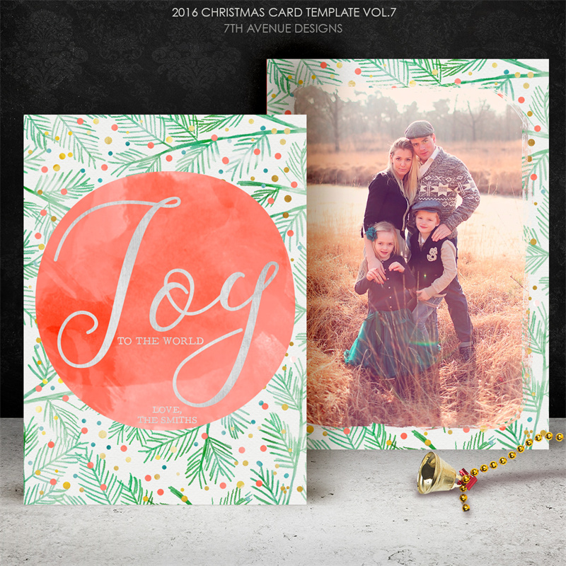 图片[7]-圣诞节冬季贺卡礼品小卡片照片明信片设计排版PSD模板PS素材合集-设计猿