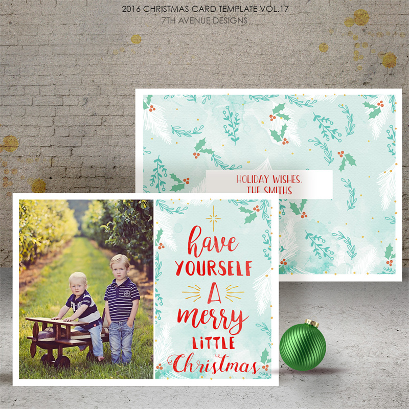 图片[17]-圣诞节冬季贺卡礼品小卡片照片明信片设计排版PSD模板PS素材合集-设计猿