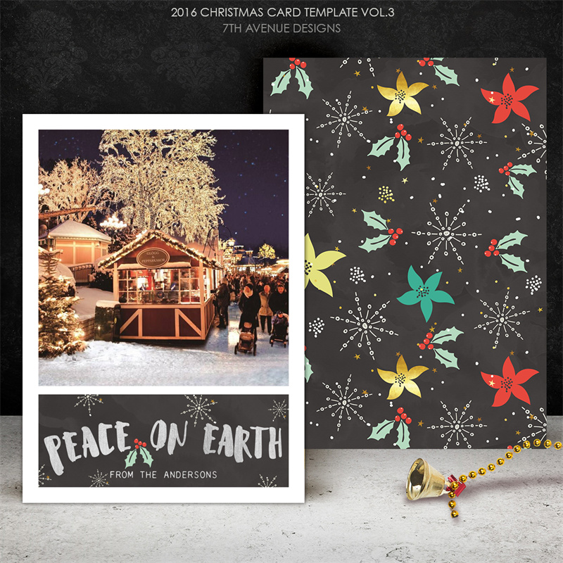 图片[19]-圣诞节冬季贺卡礼品小卡片照片明信片设计排版PSD模板PS素材合集-设计猿